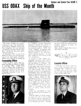 Gilmore and Subron Four Globe August 1967