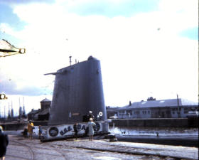 Odax moored at Leith/Edinburgh, Scotland 1970