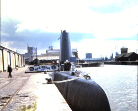 Odax moored at Leith/Edinburgh, Scotland 1970